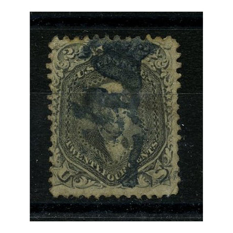 USA 1862-66 24c Grey, used, minor faults. SG74b_USA0074BUX