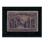 USA 1893 6c Columbus in Barcelona, fine mtd mint. SG240_USA0240MM