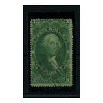 USA 1870 $3 Green (Manifest), perf, tydy manuscript used. SC#R86c_USAR0086CU