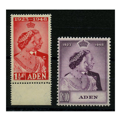 Aden 1948 Silver Wedding, u/m. SG30-31