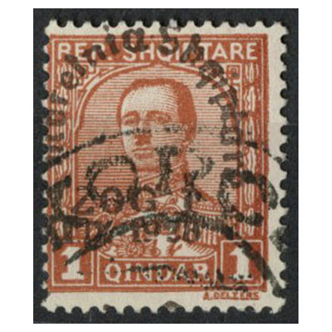 Albania 1928 1q Accession of King Zog, cto used. SG239