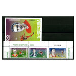 Albania 2002 Sports Personalities, u/m, SG2925-27 + MS2928