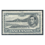 Ascension 1938-53 3d black & grey, Perf 131/2, mtd mint. SG42a