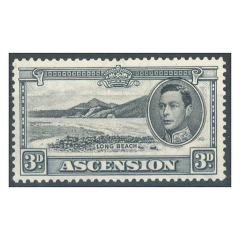 Ascension 1938-53 3d black & grey, Perf 131/2, mtd mint. SG42a