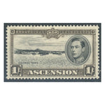 Ascension 1938-53 1/- Black & sepia, Perf 131/2, mtd mint. SG44