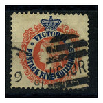 Victoria 1904-10 5/- Rosine & deep-blue, good to fine used. SG398b