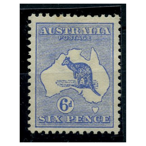 Australia 1913-14 6d ultramarine, fine fresh mtd mint. SG9