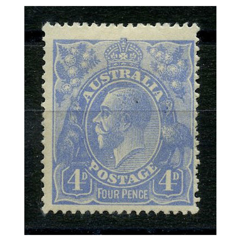 Australia 1918-23 4d Pale milky blue, fresh mtd mint. SG65b