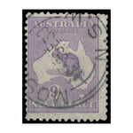 Australia 1929-30 9d Violet (Small Mult wmk) good cds used. SG108