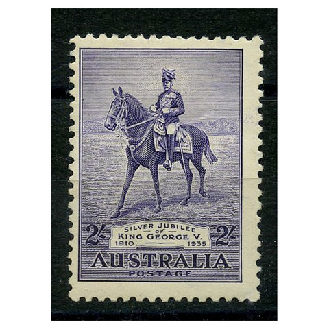 Australia 1935 Silver Jubilee 2/- mtd mint. SG158