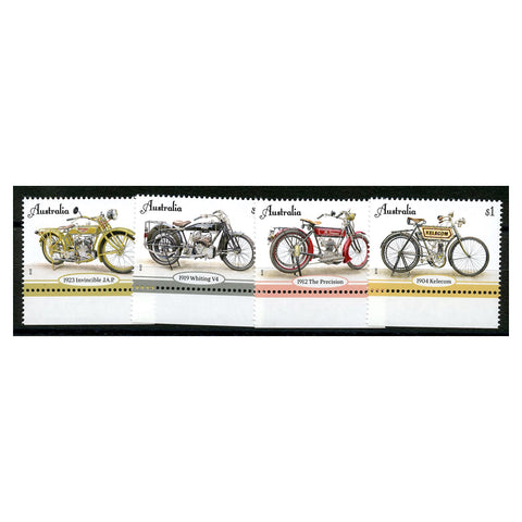 Australia 2018 Vintage Motorcycles, u/m. SG4954-57