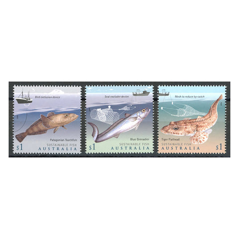 Australia 2019 Sustainable Fish, u/m. SG5057-59
