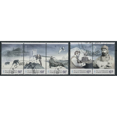 AAT 2013 Antarctic Expedition (3rd issue), cto used. SG229-33