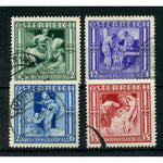 Austria 1936 Winter relief, cds used, 1s faulty. SG794-97