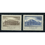 Austria 1955 Burgtheater & Opera House, lightly mtd mint. SG1277-78