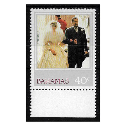 Bahamas 1982 Diana Birthday 40c INVERTED WMK, u/m. SG624w