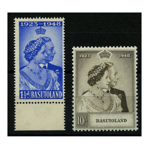 Basutoland 1948 Silver Wedding, mtd mint. SG36-37