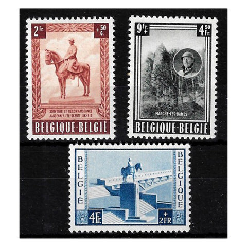 Belgium 1954 King Albert Memorial Fund, mtd mint SG1520-22
