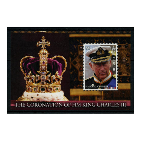 Bermuda 2023 Coronation of Charles II MS, u/m