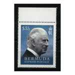 Bermuda 2023 $35 King Charles II, express post,u/m.