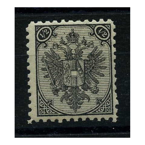 Bosnia 1894 1/2h Black, type E, perf 10-1/2, mtd mint. SG104b