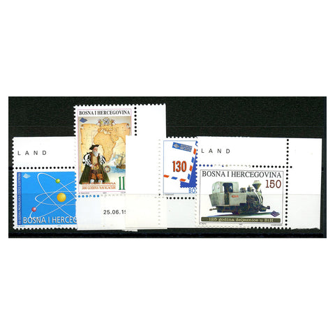 Bosnia 1997 Anniversaries, u/m. SG540-43