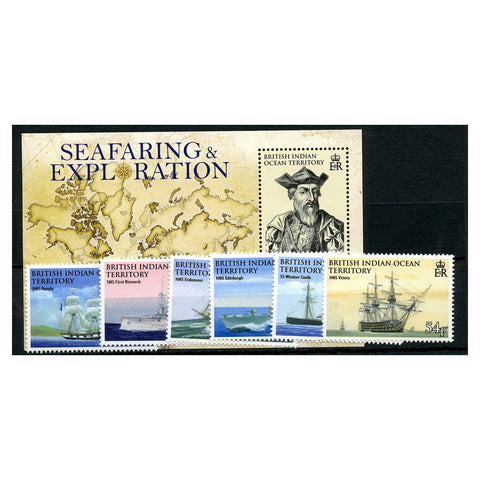 BIOT 2009 Seafaring, u/m. SG396-401+ MS402