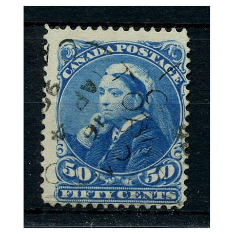 Canada 1893 50c Blue, very fine cds used, lovely item. SG116