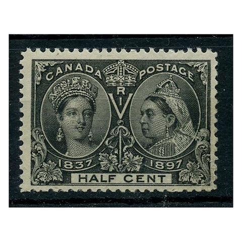 Canada 1897 1/2c Black (Jubilee) mtd mint. SG121