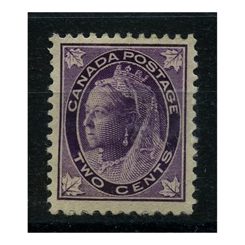 Canada 1897-98 2c Violet 'Maple Leaves,' good to fine mtd mint. SG144