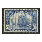 Canada 1928-29 50c Bluenose, fine used with light roller cancel. SG284