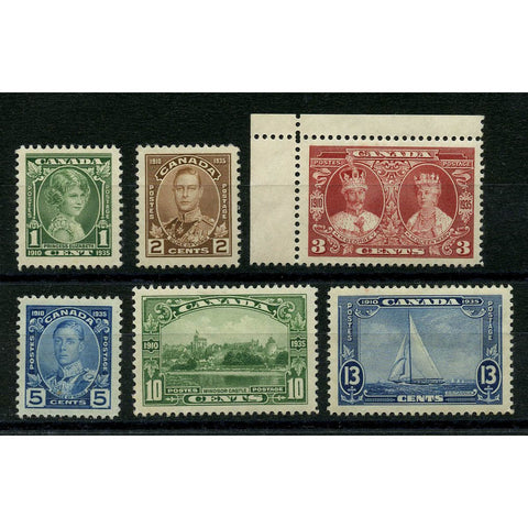 Canada 1935 Jubilee, fresh mtd mint, minor faults. SG335-40