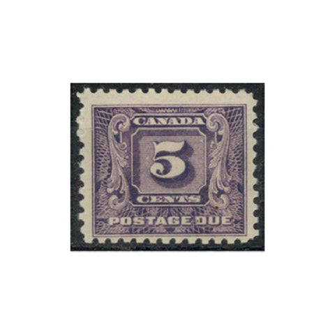 Canada1930-32 5c Bright violet fine u/m SGD12