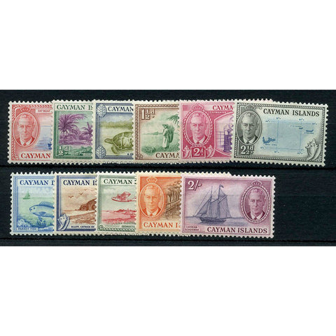 Cayman Is 1953-62 Short set to 2/-, mtd mint, faults througout. SG135-45
