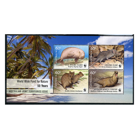 Cocos Is 2011 50th Anniv of WWF, u/m. SGMS450