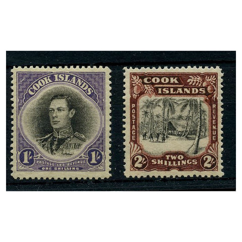Cook Is 1944-46 1/-, 2/- & 3/- fine mtd mint. SG143-5