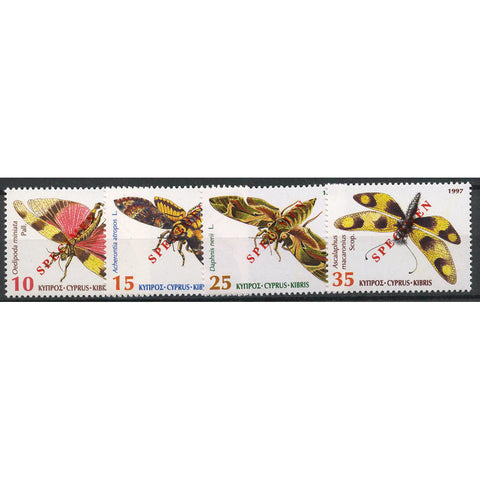 Cyprus 1997 Insects, u/m. SG926-9 SPECIMEN