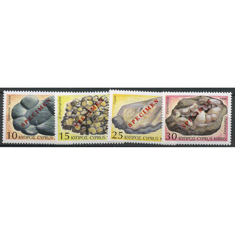Cyprus 1998 Minerals, u/m. SG934-7 SPECIMEN