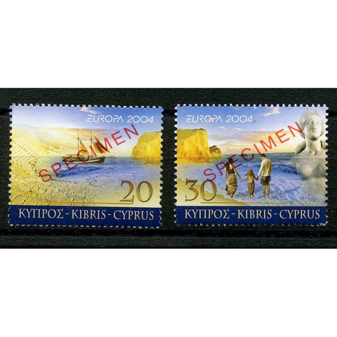 Cyprus 2004 Europa - Holidays, u/m. SG1073-74 SPECIMEN