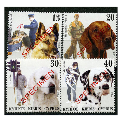 Cyprus 2005 Dogs, u/m. SG1098-201 SPECIMEN