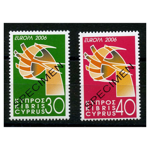 Cyprus 2006 Europa - Integration, u/m. SG1110-11 SPECIMEN