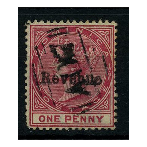 Dominica 1888 1d Rose, postal-fiscal, fine used, weak corner. SGR6