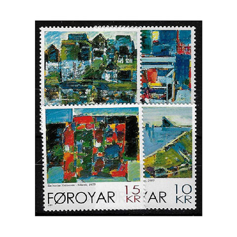 Faroe Islands 2001 Paintings, u/m SG415-8