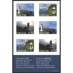 Faroe Is 2014 Faroese Lighthouses Booklet, u/m. SG703a-c self-ad x 2