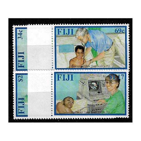 Fiji 2002 Operation Open Heart, u/m SG1174-77