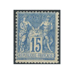 France 1878-90 15c Blue, fine mtd mint. SG257