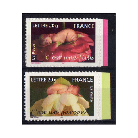 France 2005 Greetings Stamps, u/m SG4112-13