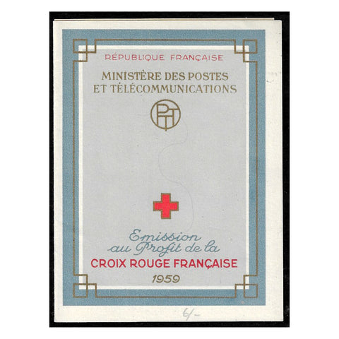 France 1959 Red Cross bklt, u/m. SGXSB9