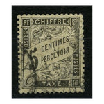 France 1882-92 5c Black, fine cds used. SGD283