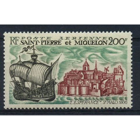 St Pierre 1969 200f L'Esperance, mtd mint. SG468